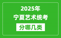 2025年宁夏艺术统考类型分哪几种_都有什么项目？