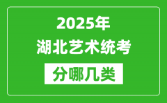 2025年湖北艺术统考类型有哪几种？