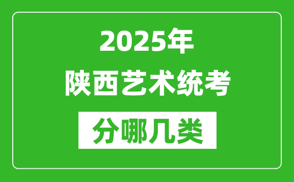 2025年陕西艺术统考类型有哪几种？