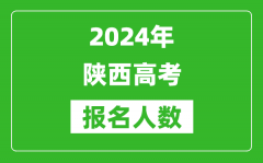 2024年陕西高考报名人数是多少_比2023年多多少人？