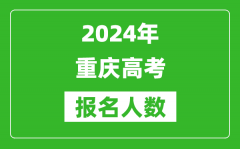 2024年重庆高考报名人数是多少_比2023年多多少人？