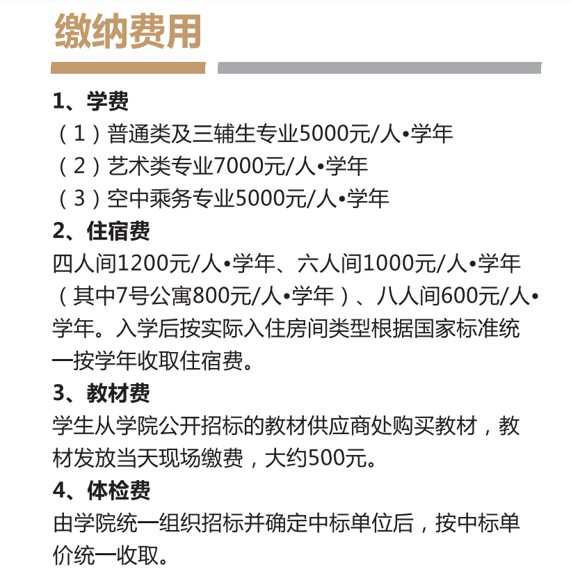 秦皇岛职业技术学院艺术类学费多少钱一年（附各专业收费标准）