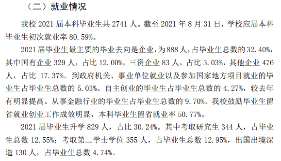 吉林财经大学就业率怎么样,就业前景好吗？