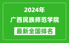 2024年广西民族师范学院排名全国多少_最新全国排名第几？