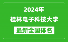 2024年桂林电子科技大学排名全国多少_最新全国排名第几？