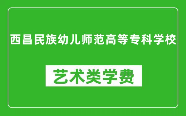 西昌民族幼儿师范高等专科学校艺术类学费多少钱一年（附各专业收费标准）