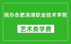 民办合肥滨湖职业技术学院艺术类学费多少钱一年（附各专业收费标准）