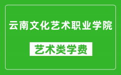 云南文化艺术职业学院艺术类学费多少钱一年（附各专业收费标准）