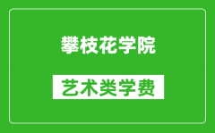 攀枝花学院艺术类学费多少钱一年（附各专业收费标准）