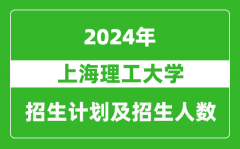 上海理工大学2024年在河南的招生计划和招生人数