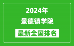 2024年景德镇学院排名全国多少_最新全国排名第几？