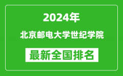 2024年北京邮电大学世纪学院排名全国多少_最新全国排名第几？