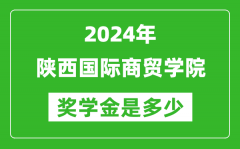 2024年陕西国际商贸学院奖学金多少钱_覆盖率是多少？