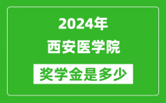 2024年西安医学院奖学金多少钱_覆盖率是多少？