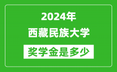 2024年西藏民族大学奖学金多少钱_覆盖率是多少？