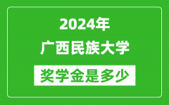 2024年广西民族大学奖学金多少钱_覆盖率是多少？