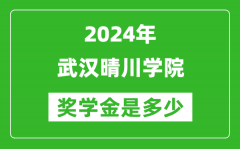 2024年武汉晴川学院奖学金多少钱_覆盖率是多少？