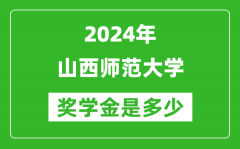 2024年山西师范大学奖学金多少钱_覆盖率是多少？