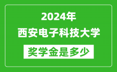 2024年西安电子科技大学奖学金多少钱_覆盖率是多少？