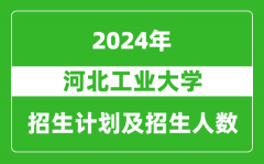 河北工业大学2024年在重庆的招生计划及招生人数