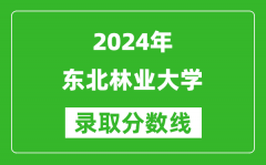 2024天津高考多少分可以上东北林业大学（含分数线、位次）