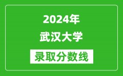 2024北京高考多少分可以上武汉大学（含分数线、位次）