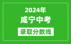 2024年咸宁中考录取分数线_咸宁中考多少分能上高中？