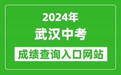 2024年武汉中考成绩查询入口网站（https://www.whzkb.cn/#/home）