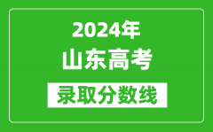 2024山东高考录取控制分数线（含特招、本科、专科）