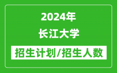 2024年长江大学各省招生计划及各专业招生人数是多少？