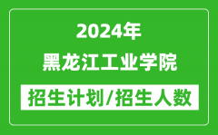 2024年黑龙江工业学院各省招生计划及各专业招生人数是多少？