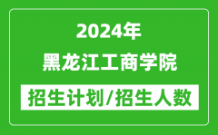 2024年黑龙江工商学院各省招生计划及各专业招生人数是多少？