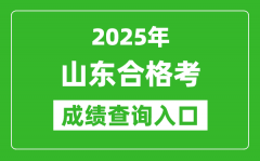 2025年山东学考合格考成绩查询入口网址(https://cx.sdzk.cn)