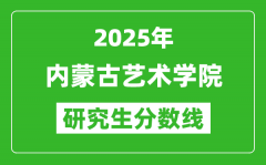 2025年内蒙古艺术学院研究生分数线一览表（含2024年历年）