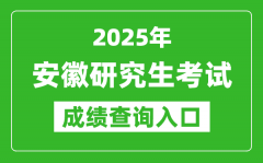 2025年安徽硕士研究生初试成绩查询入口(https://www.ahzsks.cn)