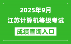 2025年9月江苏计算机等级考试成绩查询入口(https://www.neea.edu.cn)