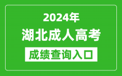 2024年湖北成人高考成绩查询入口网址(http://www.hbea.edu.cn/)