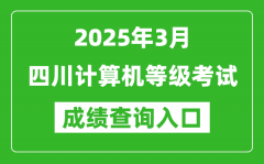 2025年3月四川计算机等级考试成绩查询入口(https://www.neea.edu.cn)