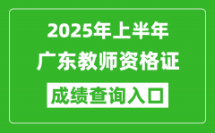 2025年上半年广东教师资格证考试成绩查询入口(https://ntce.neea.edu.cn)