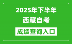 2025年下半年西藏自考成绩查询入口网址(http://zksk.zsks.edu.xizang.gov.cn:8082