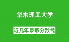 华东理工大学近几年录取分数线(含2022-2025历年最低分)