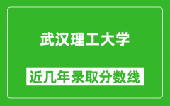 武汉理工大学近几年录取分数线(含2022-2025历年最低分)