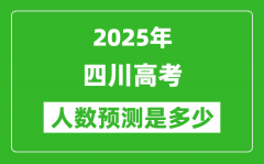 2025年四川高考人数是多少_四川高考人数预测