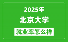 2025北京大学就业率及去向_就业率最高的专业是什么