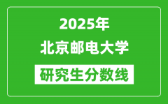 2025年北京邮电大学研究生分数线一览表（含2024年历年）