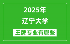 2025辽宁大学王牌专业有哪些_辽宁大学最好的专业排行榜