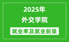 2025外交学院就业率及就业前景怎么样_好就业吗？