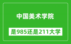 中国美术学院是985还是211大学？