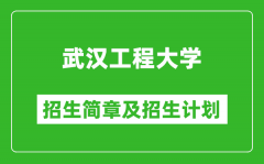 武汉工程大学2025年高考招生简章及各省招生计划人数