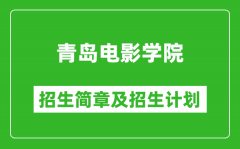 青岛电影学院2025年招生简章_各省高考招生计划人数一览表